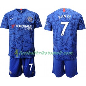 Fußballtrikots Chelsea Kante 7 Kinder 2019-2020 Kurzarm Heimtrikotsatz kaufen